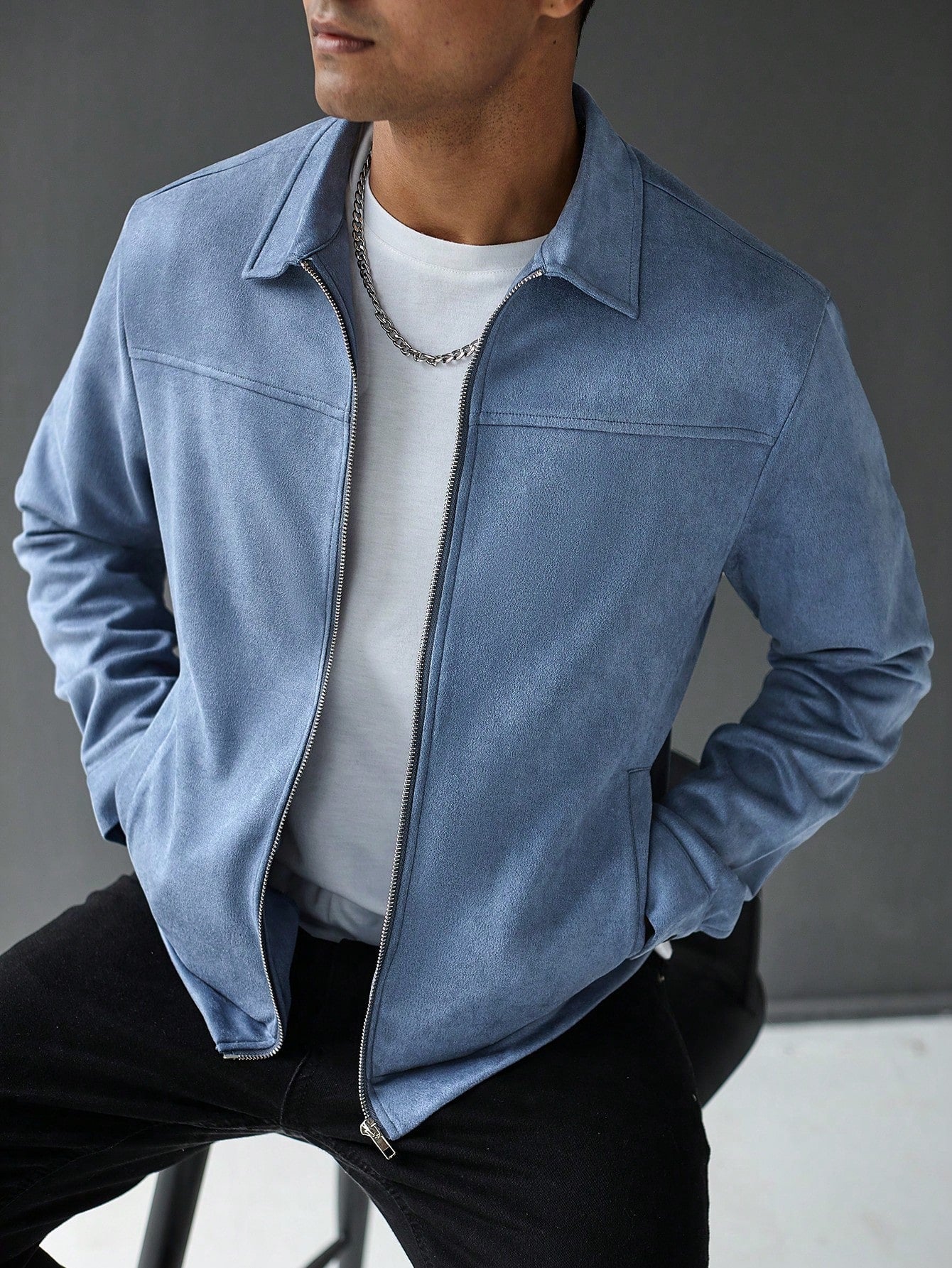 Old Money Casual Solid Color Jacket