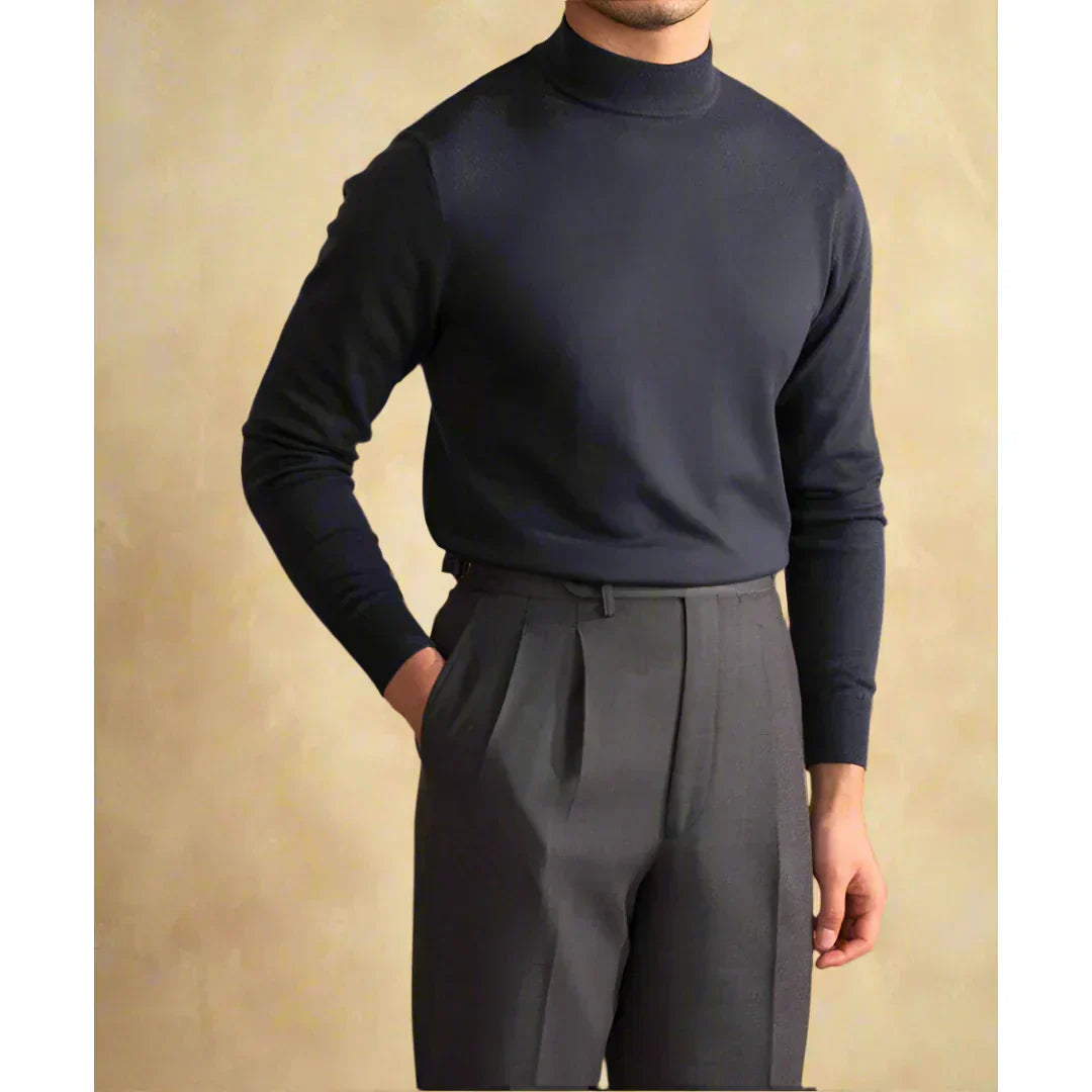 Old Money Cashmere Turtleneck Sweater