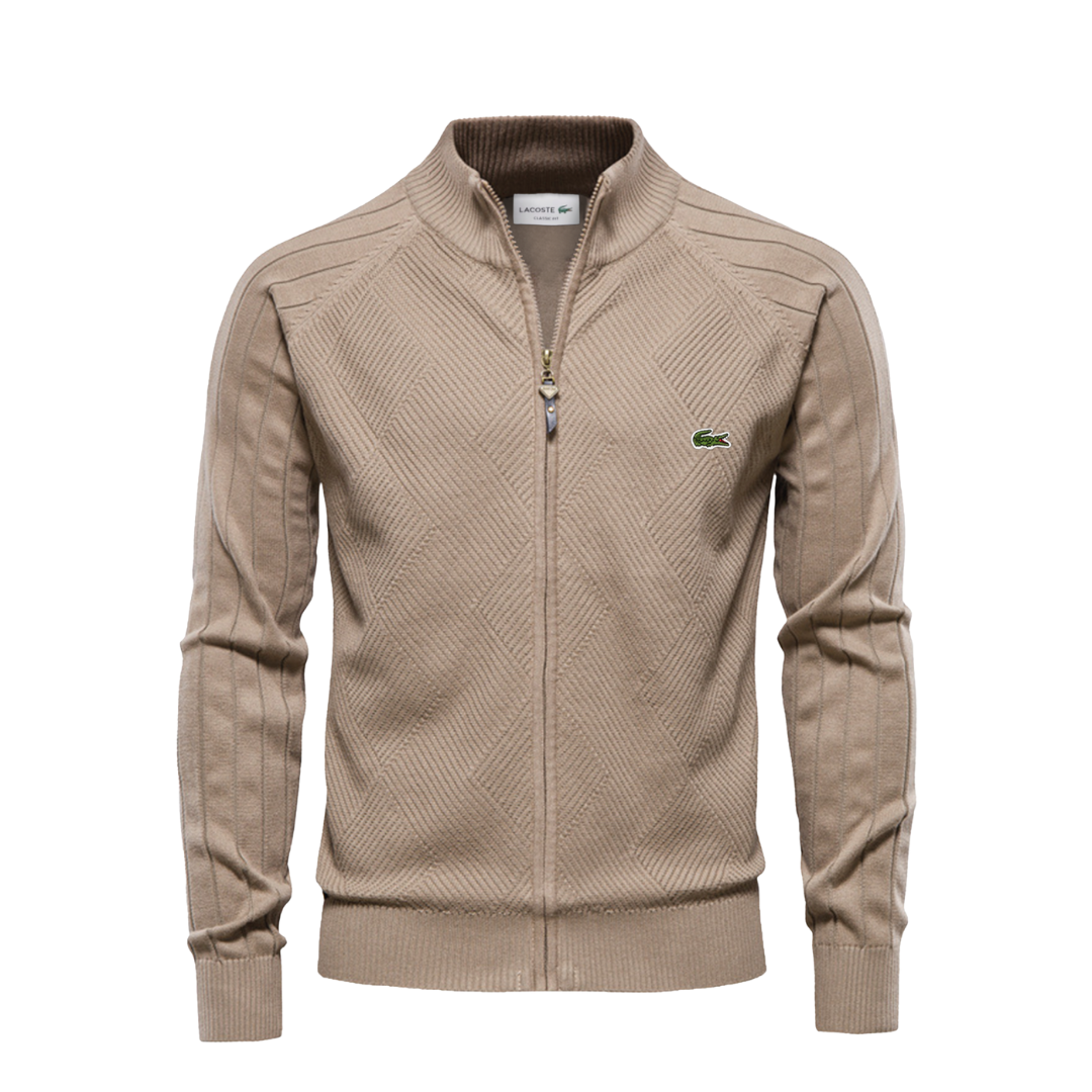 LC Pull Zippé Texturé Homme