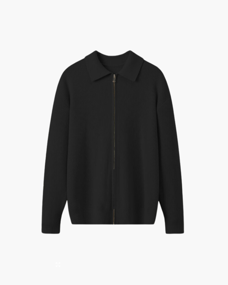 Polo collar sweater