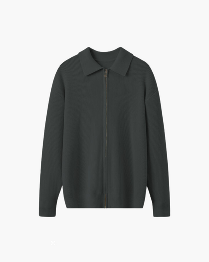 Polo collar sweater
