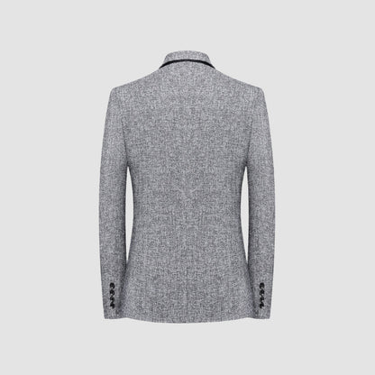 Old Money Italian Style Slim Fit Single-Breasted Suit Jacket