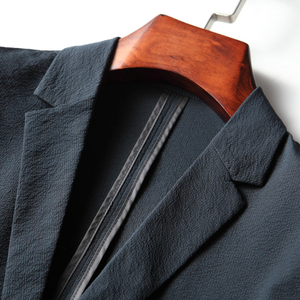 Old Money Wrinkle-Resistant Elastic Business Jacket