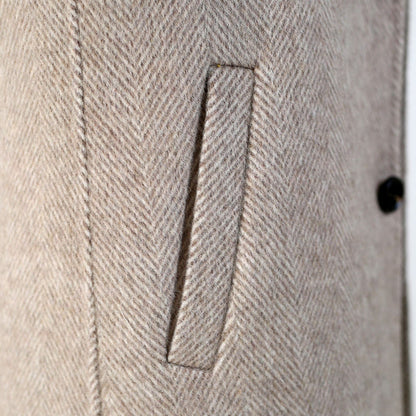 Old Money Mid-Length Woolen Cashmere Coat