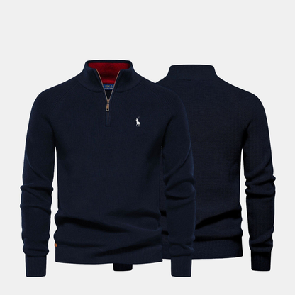 RL Men's Zip Neck Sweater (Clearance)