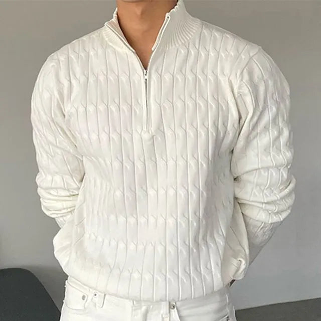GWANGJU Half Zip Sweater