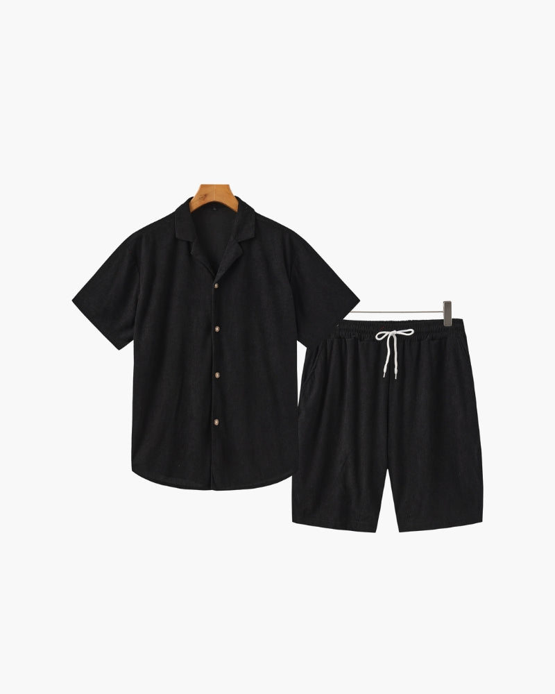 Das Riviera Samt-Kord-Set
