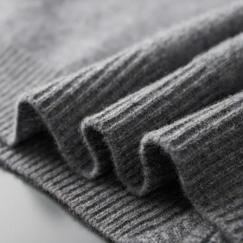 Old Money Pure Cashmere Zip Cardigan