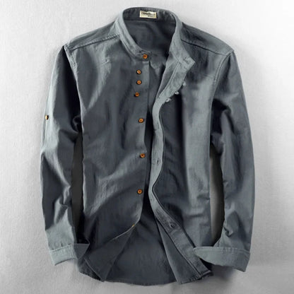 Asuka Japanese Linen Shirt