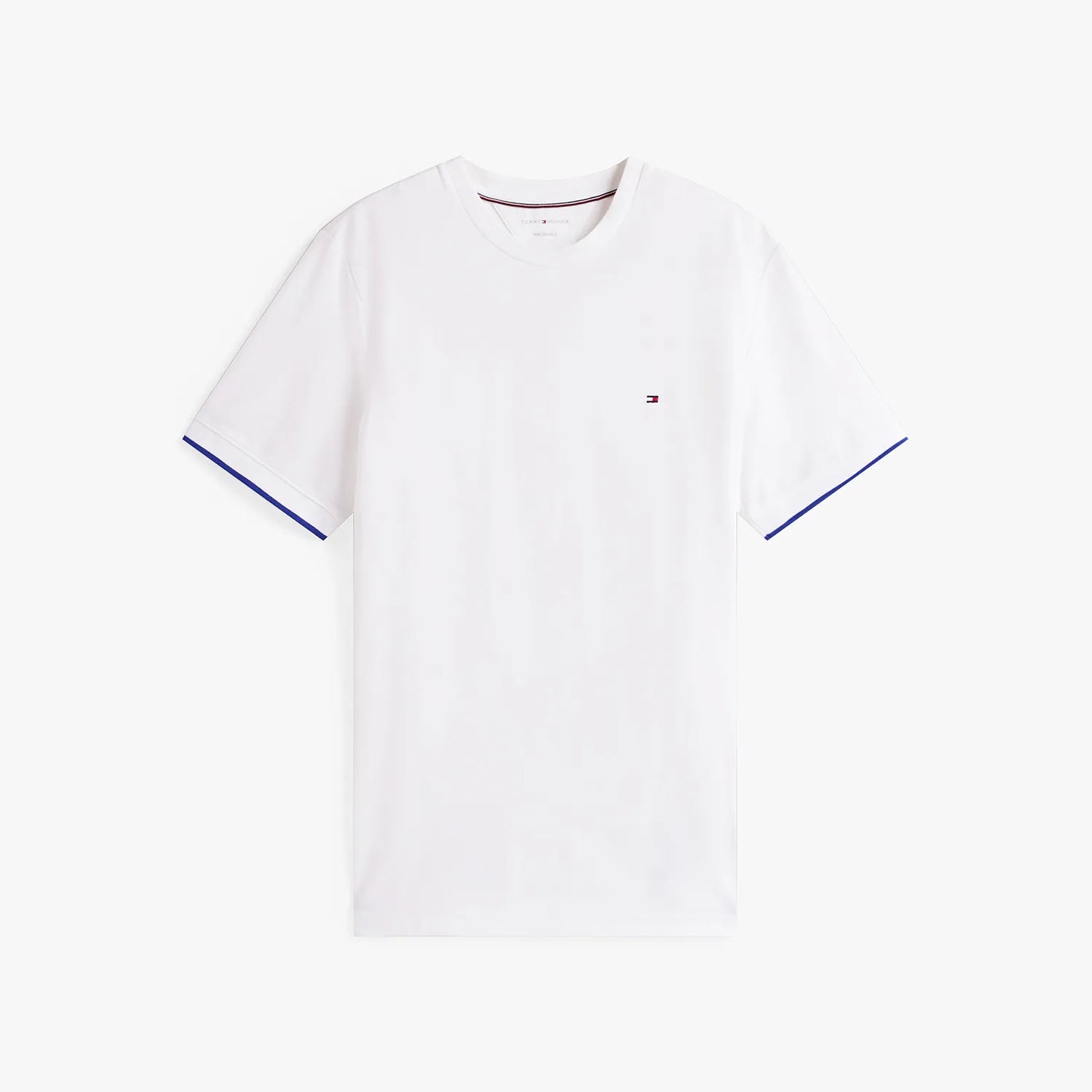 Classic Slim C-Neck T-Shirt  - White