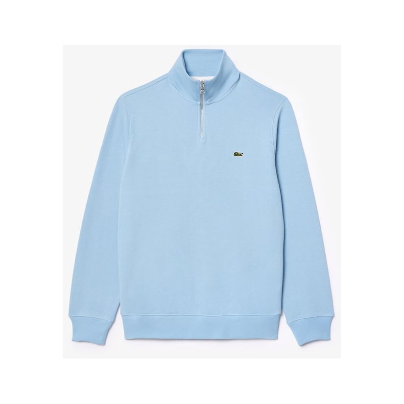 Zippered Stand Up Collar Sweat