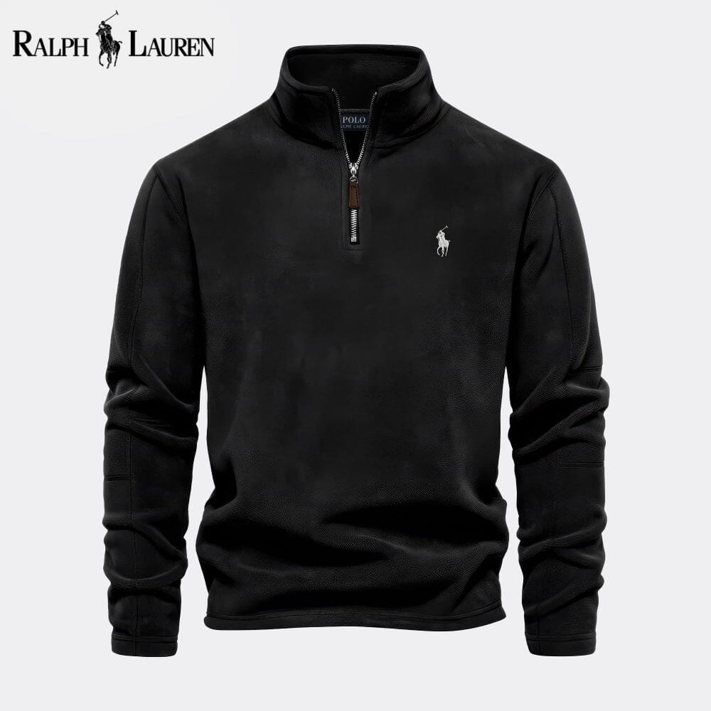 RL Prestige Cable-Knit Wool Knit Sweater