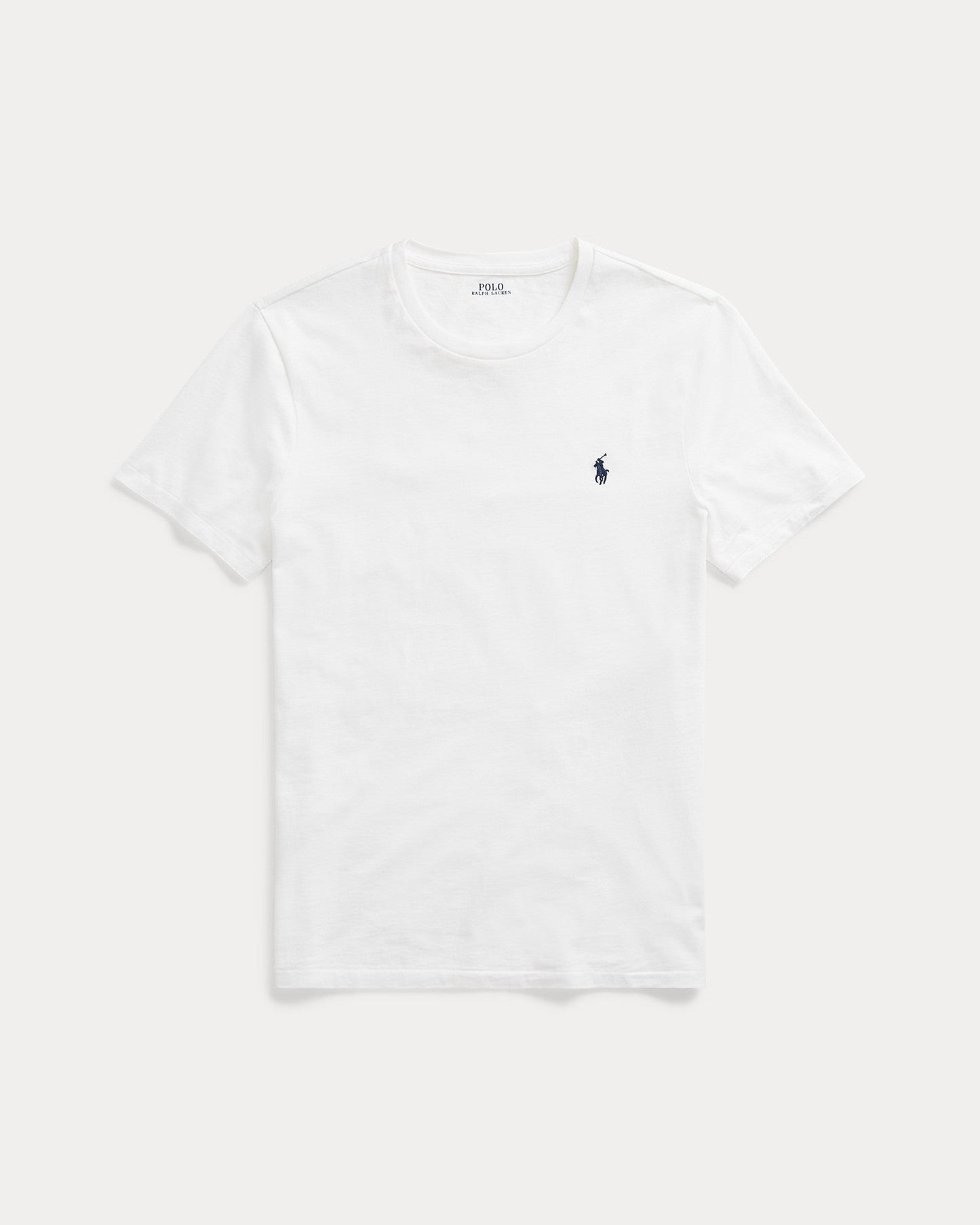 Slim fit jersey crew neck t-shirt  RL - White