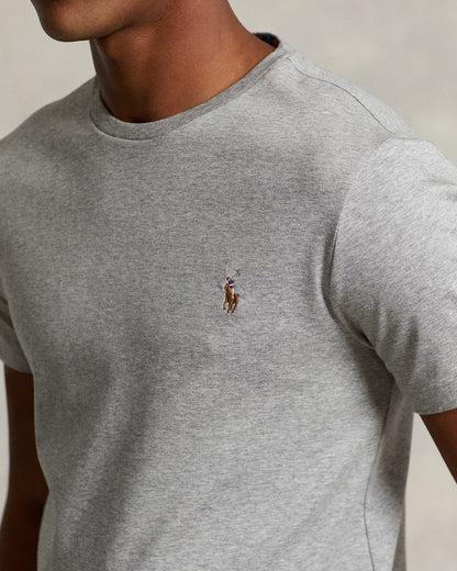 Slim fit jersey crew neck t-shirt  RL - Gray